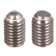 Přítlačné šrouby s kuličkovým koncem, nerez